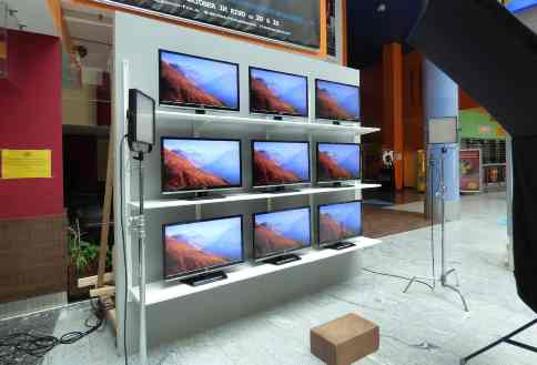 Flatscreen-Vermietung